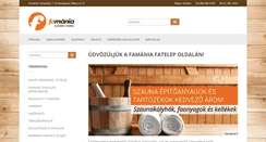 Desktop Screenshot of famania.hu
